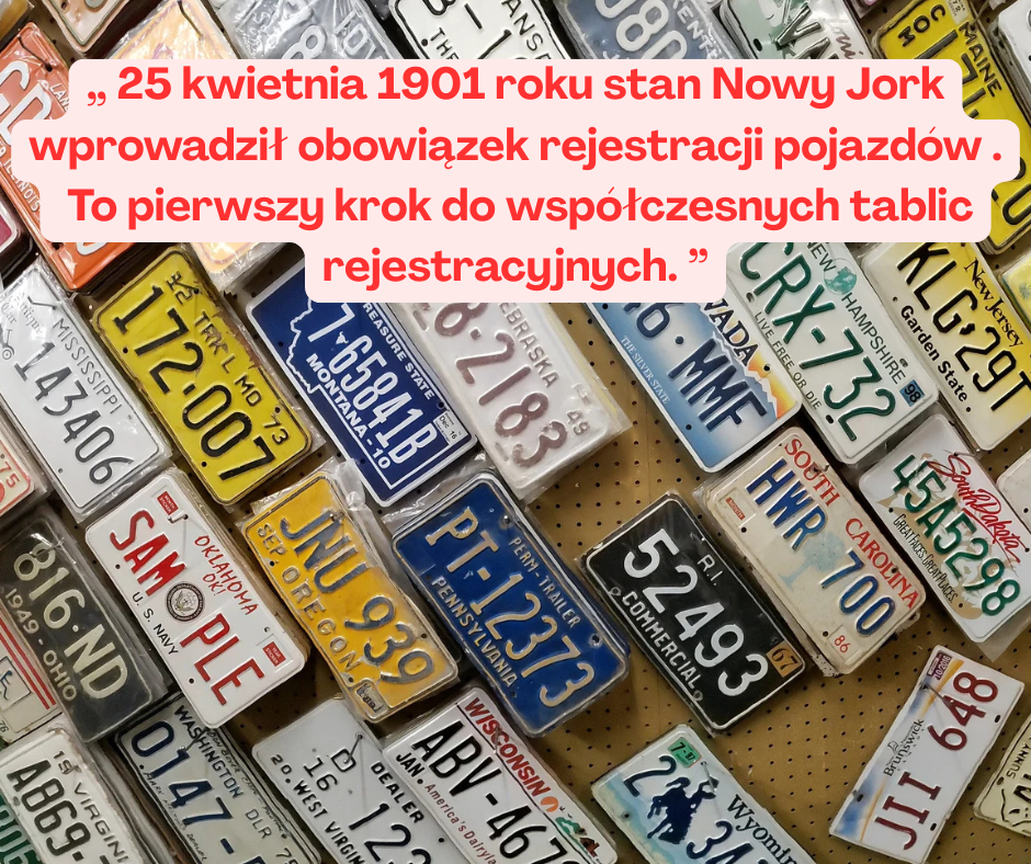Narodziny rejestracji pojazdów - przełom z 25 kwietnia 1901 roku