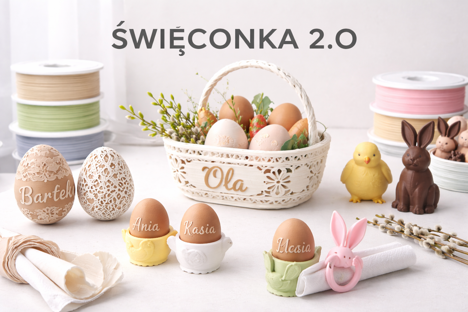 Święconka 2.0 – co można wydrukować w 3D na Wielkanoc?