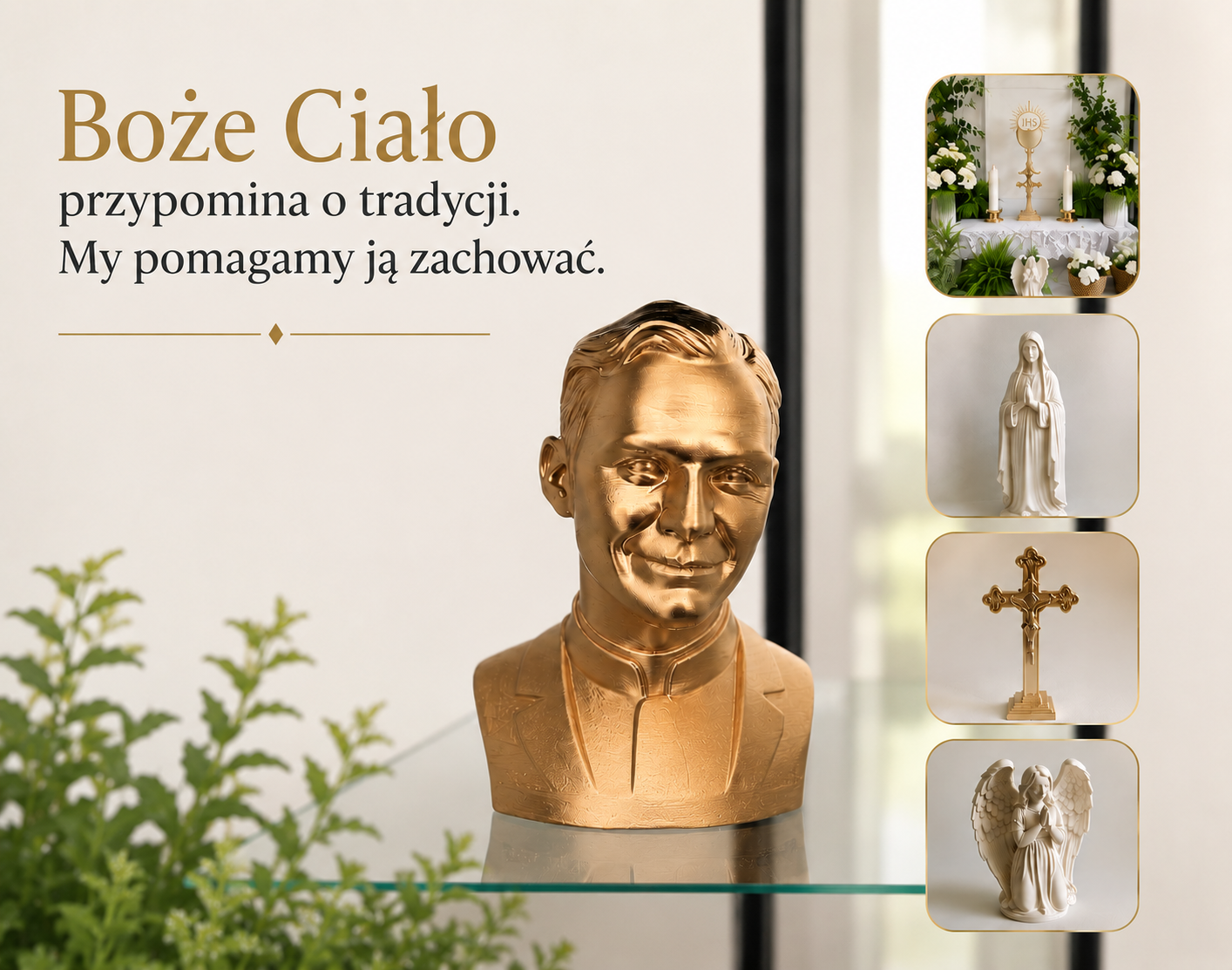 Boże Ciało przypomina o tradycji. Druk 3D pomaga ją zachować.