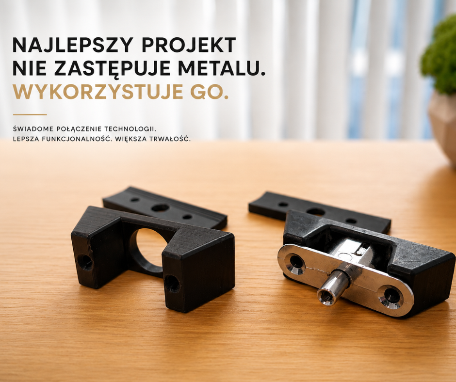 Najlepszy projekt nie zastępuje metalu. Wykorzystuje go.