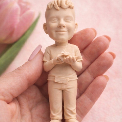 Figurka 3D ze zdjęcia 10 cm - jedna osoba, personalizowana statuetka