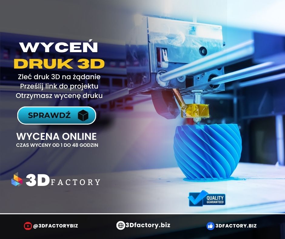 Darmowa wycena i projekty, Druk 3D, kubki, torby, gadżety reklamowe