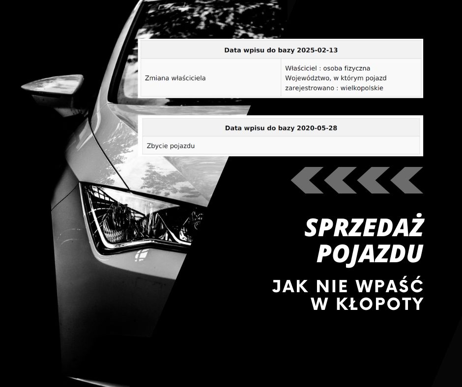 Sprzedałeś samochód? Jakich formalności dopilnować, aby nie wpaść w kłopoty