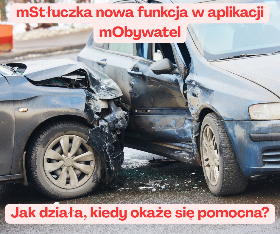 „mStłuczka” w aplikacji mObywatel – rewolucja w zgłaszaniu kolizji