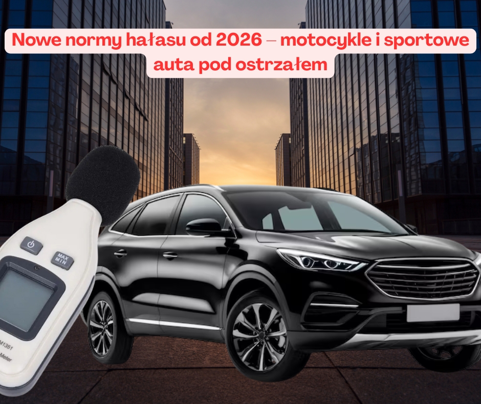 Nowe normy hałasu od 2026 – motocykle i sportowe auta pod ostrzałem