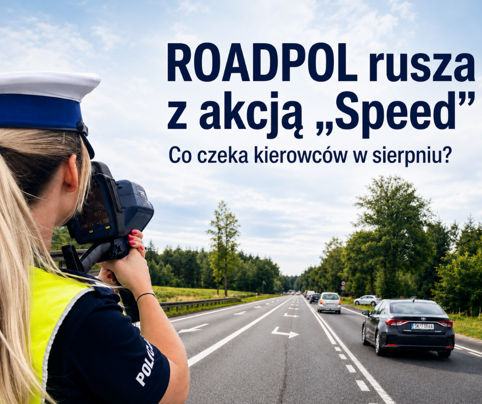 ROADPOL rusza z akcją „Speed”. Co czeka kierowców w sierpniu?