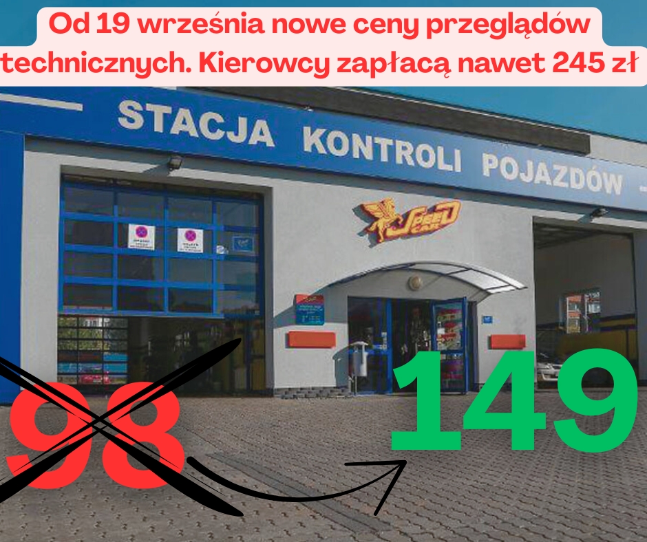 Od 19 września nowe ceny przeglądów technicznych. Kierowcy zapłacą nawet 245 zł