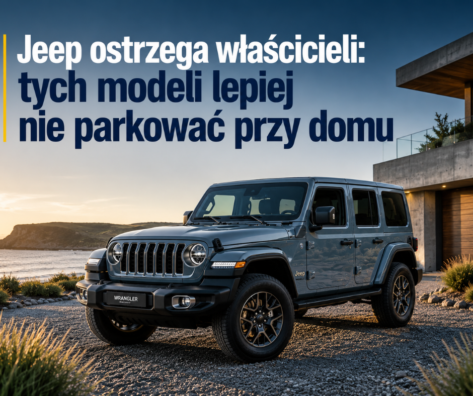 Producent apeluje: nie parkuj tego samochodu przy domu. ...