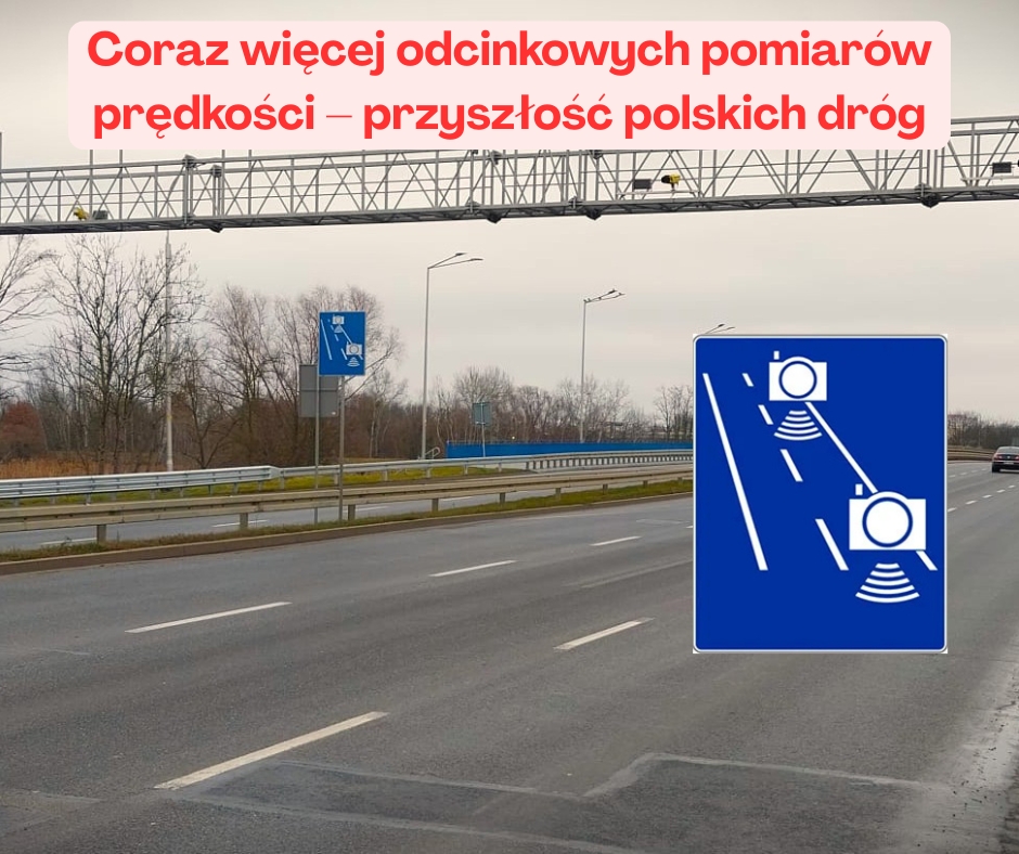 Coraz więcej odcinkowych pomiarów prędkości – przyszłość polskich dróg