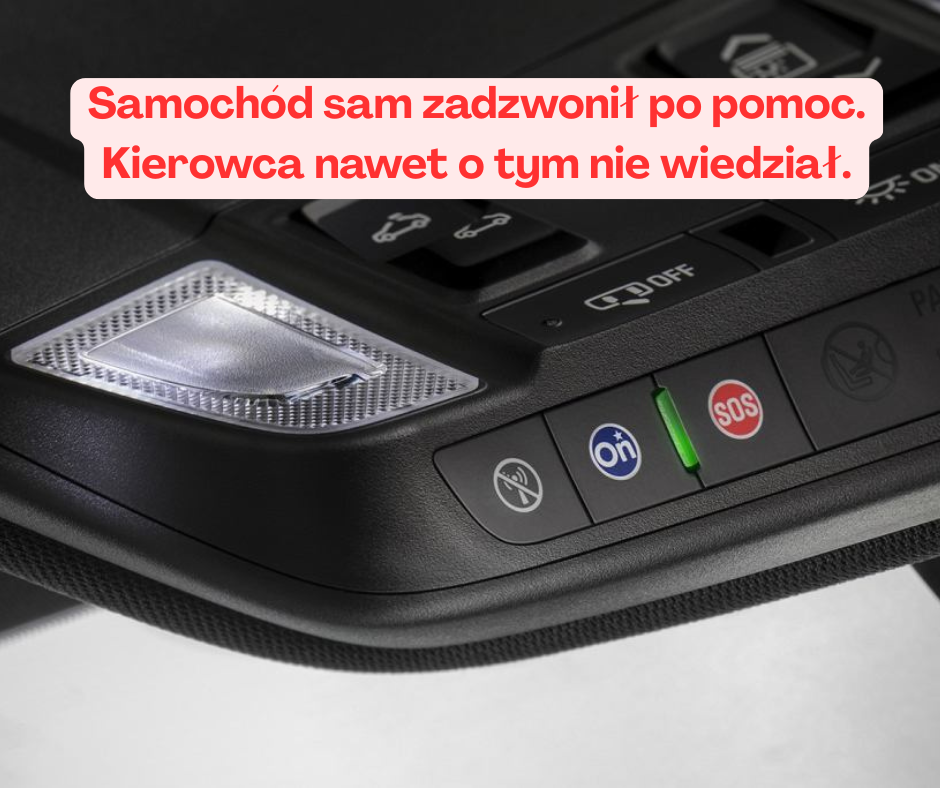 Samochód sam zadzwonił po pomoc. Kierowca nawet o tym nie wiedział