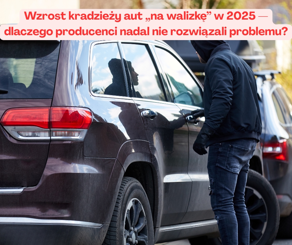 Wzrost kradzieży aut „na walizkę” w 2025 — dlaczego producenci nadal nie rozwiązali problemu?