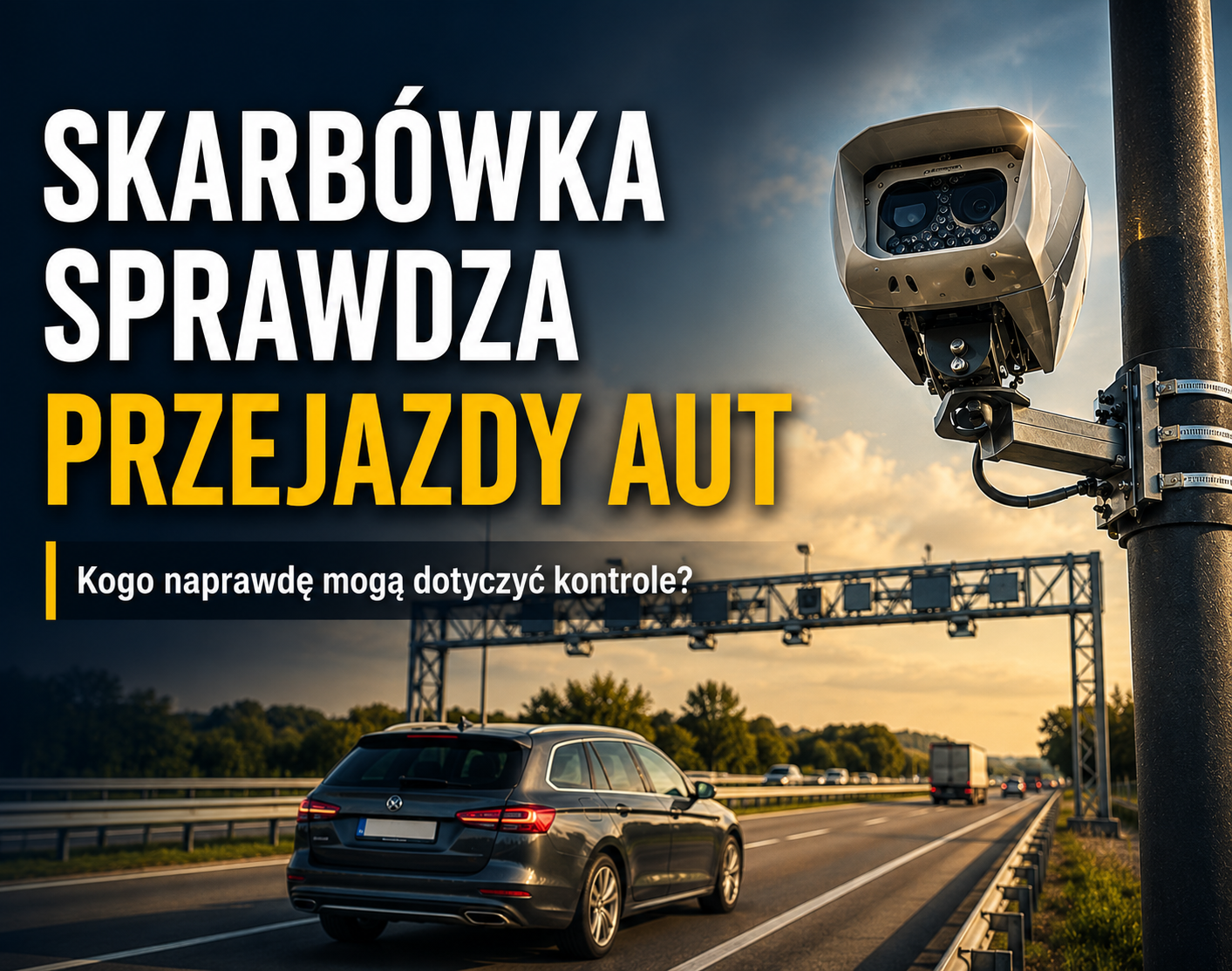 Skarbówka sprawdza przejazdy aut przez kamery. Kogo mogą dotyczyć kontrole?