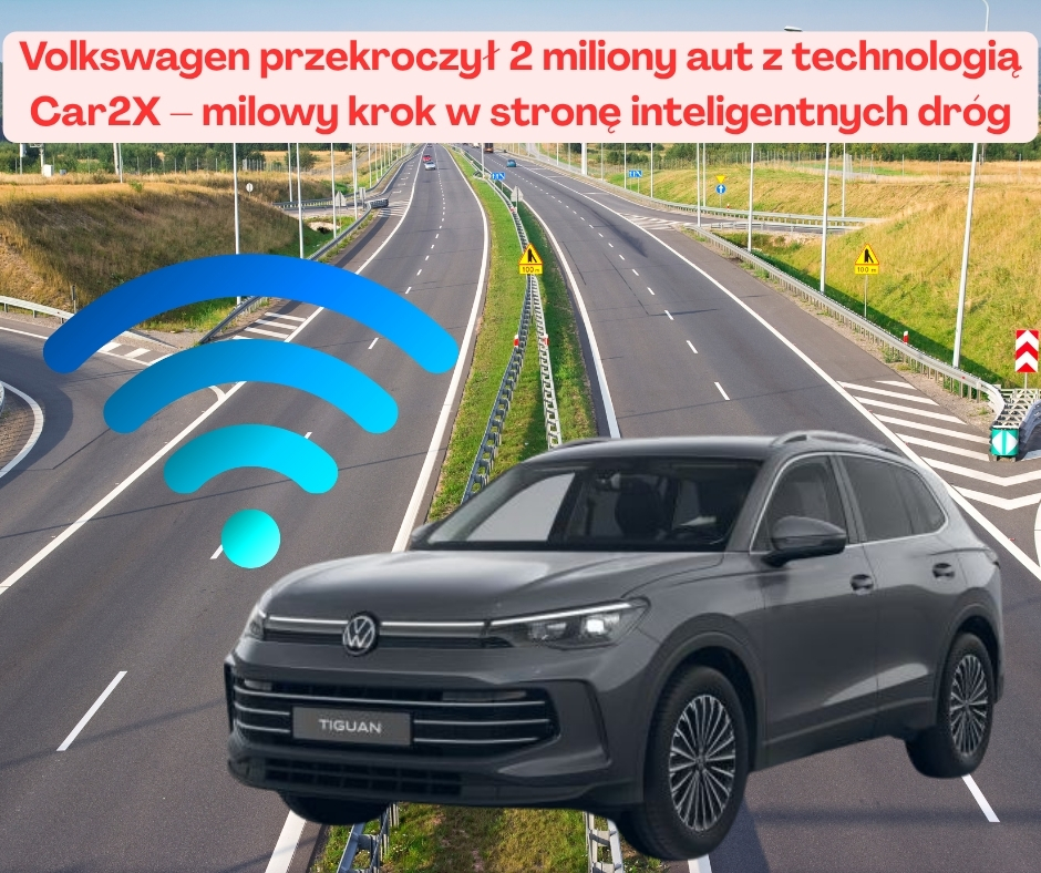 Volkswagen przekroczył 2 miliony aut z technologią Car2X – milowy krok w stronę inteligentnych dróg