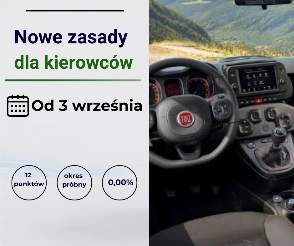 Od 3 września nowe zasady dla kierowców. Kogo naprawdę dotyczą?