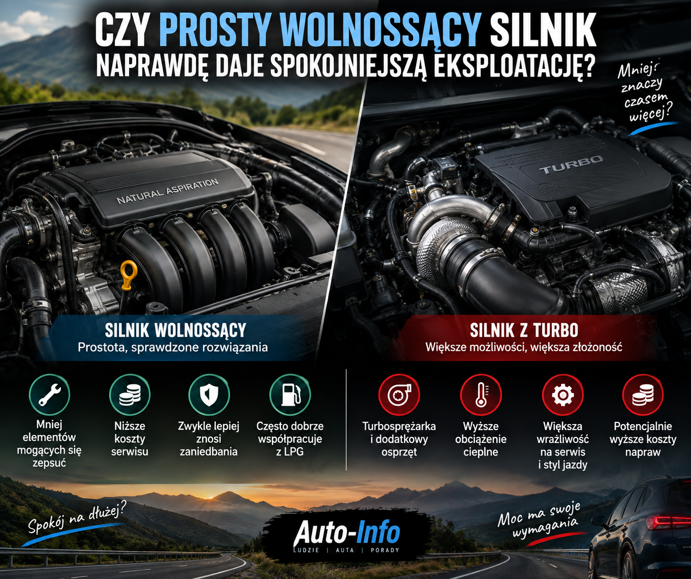 Czy prosty wolnossący silnik naprawdę daje spokojniejszą eksploatację?