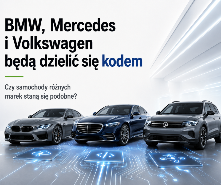 BMW, Mercedes i Volkswagen będą dzielić się kodem. ...