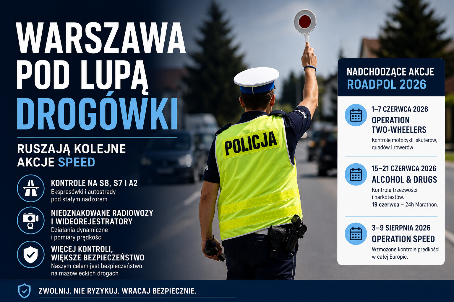 Warszawa pod lupą drogówki. Ruszają kolejne akcje SPEED
