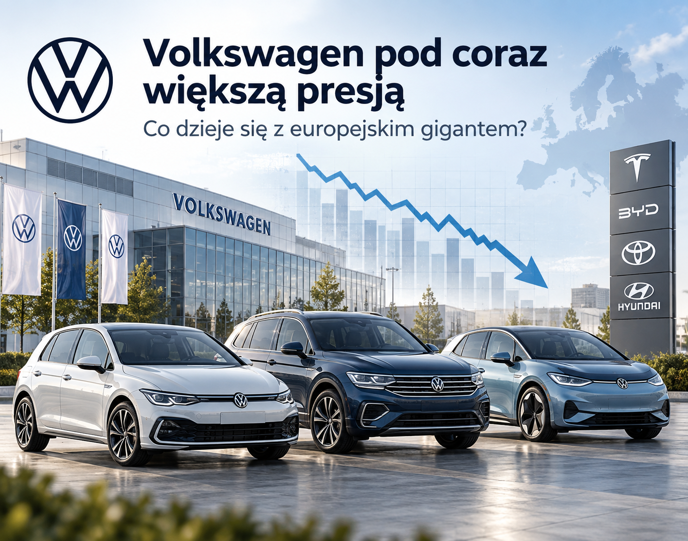 Volkswagen pod coraz większą presją. Co właściwie dzieje się z europejskim gigantem?