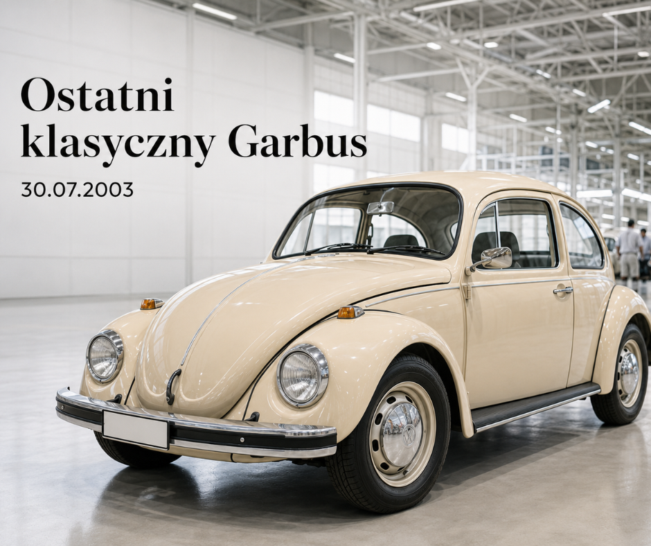 Ostatni Garbus zjechał z taśmy 30 lipca. Przetrwał dłużej niż niejeden koncern.