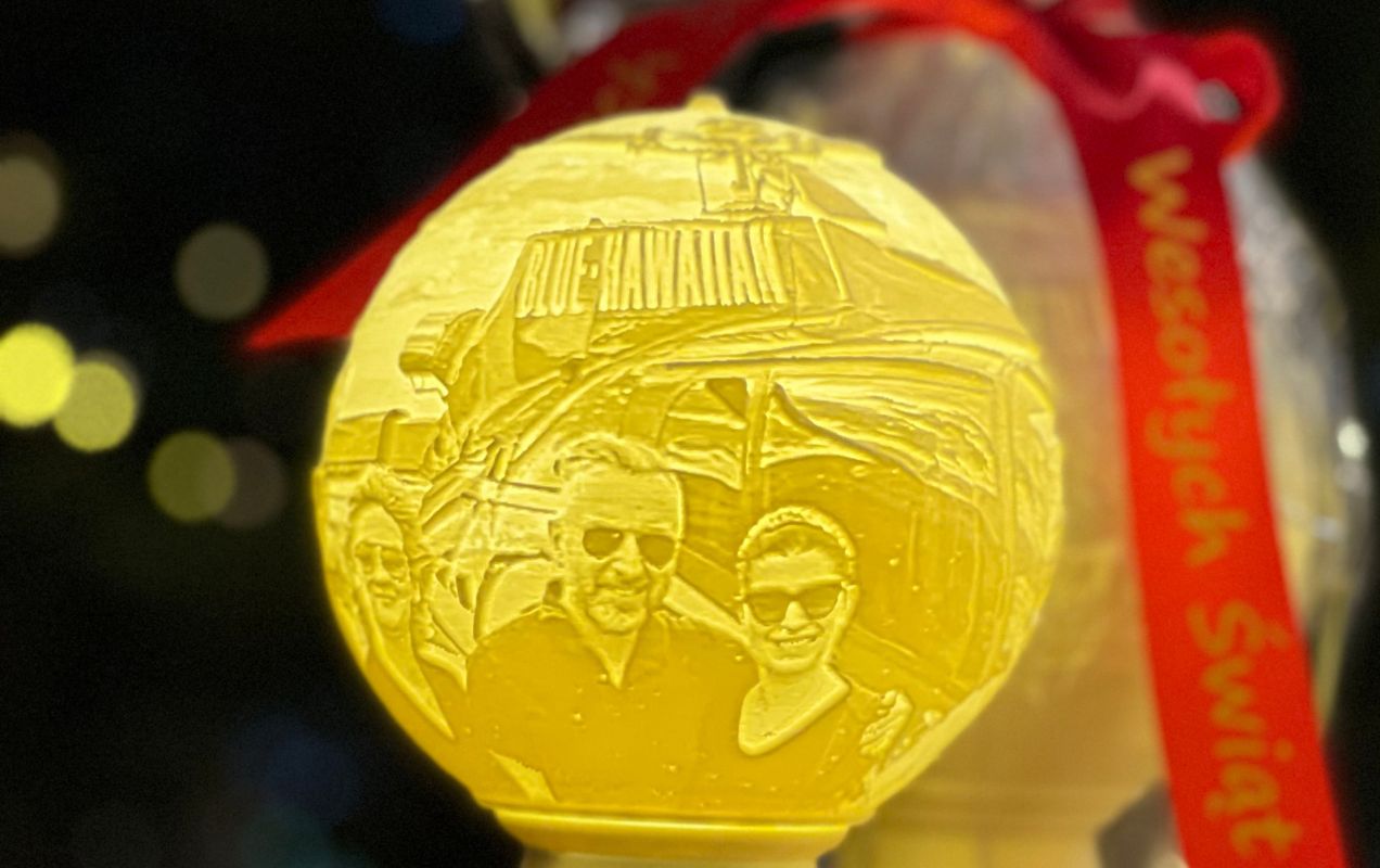 Personalizowana bombka z twoim zdjęciem - lampka