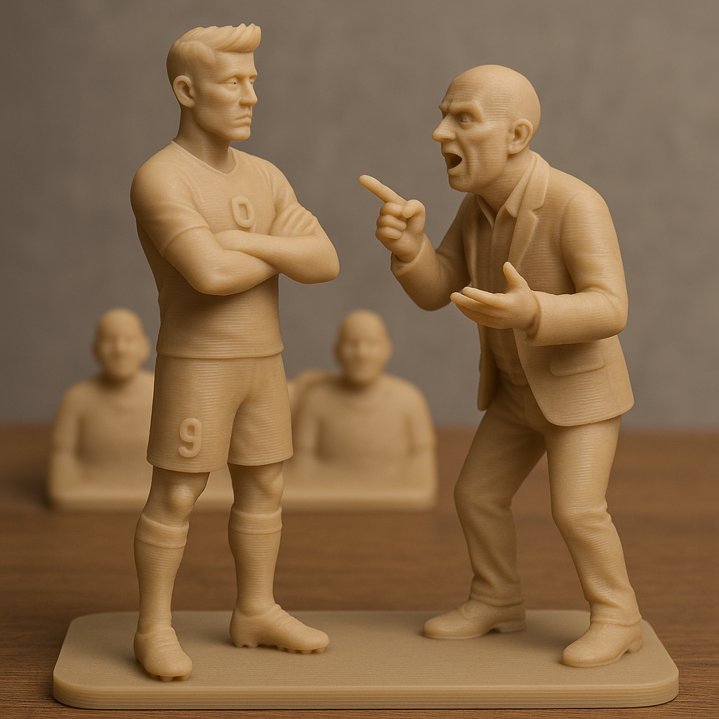 Lewandowski vs Probierz – pojedynek, który trafił do druku 3D!