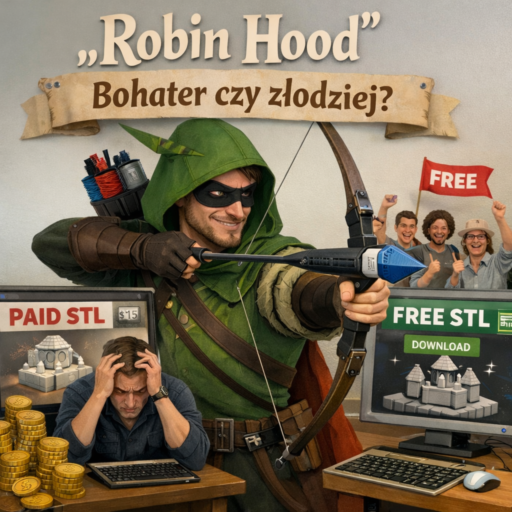 „Robin Hood” świata druku 3D