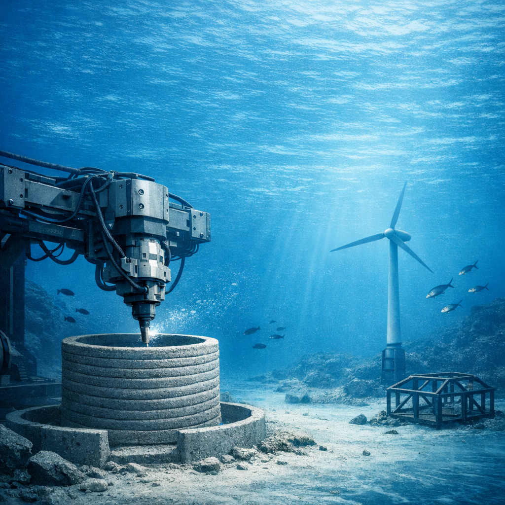 „Druk 3D schodzi pod wodę. Budownictwo morskie czeka rewolucja”