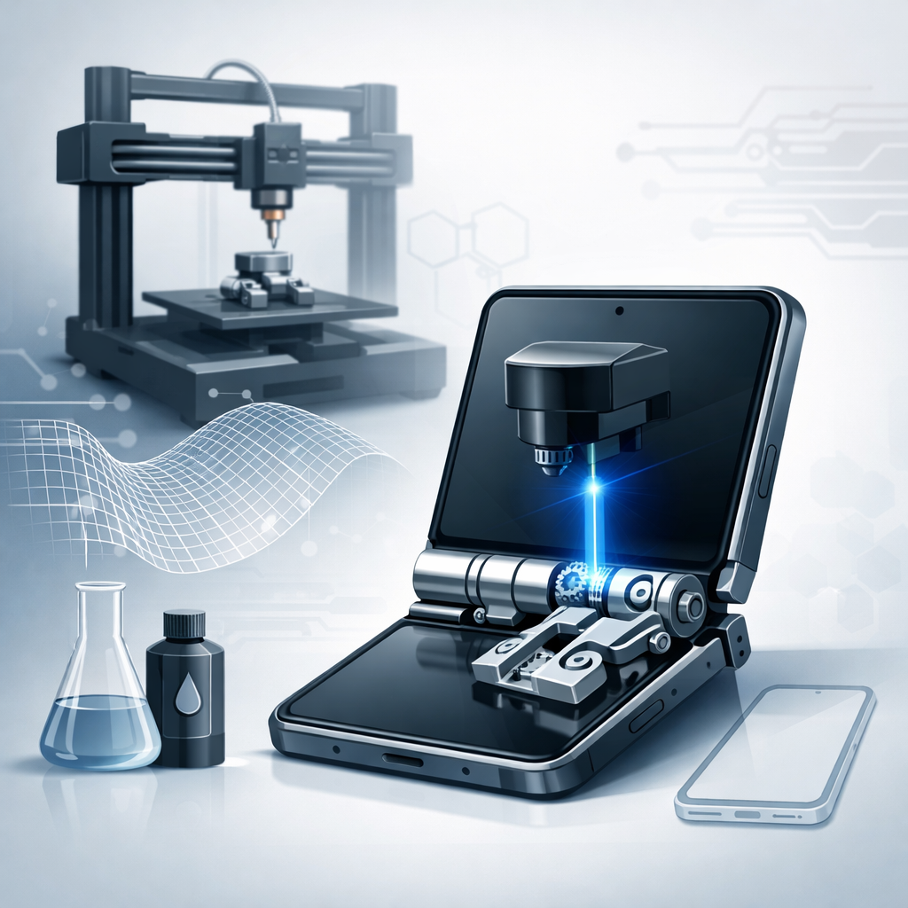 Druk 3D pomaga naprawić największy problem składanych smartfonów