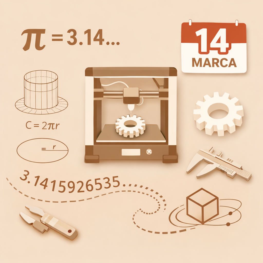 Liczba π w druku 3D – matematyka, która zamienia się w realne części