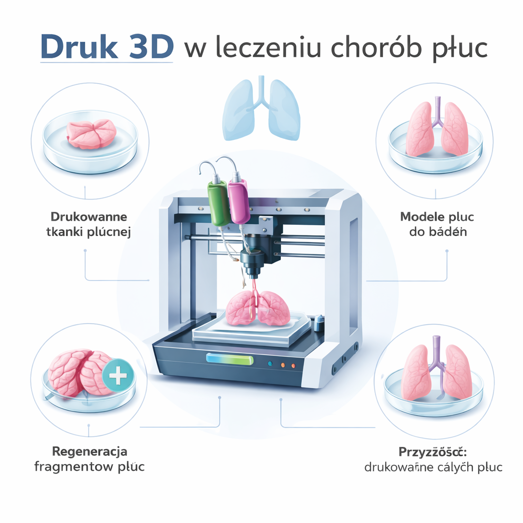 Druk 3D może pomóc w leczeniu chorób płuc
