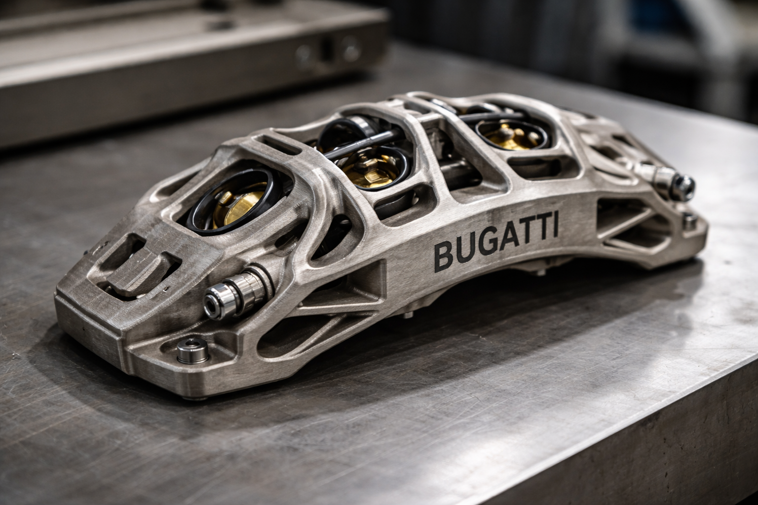 Rewolucja czy marketing? Bugatti i tytanowe zaciski z drukarki 3D pod lupą