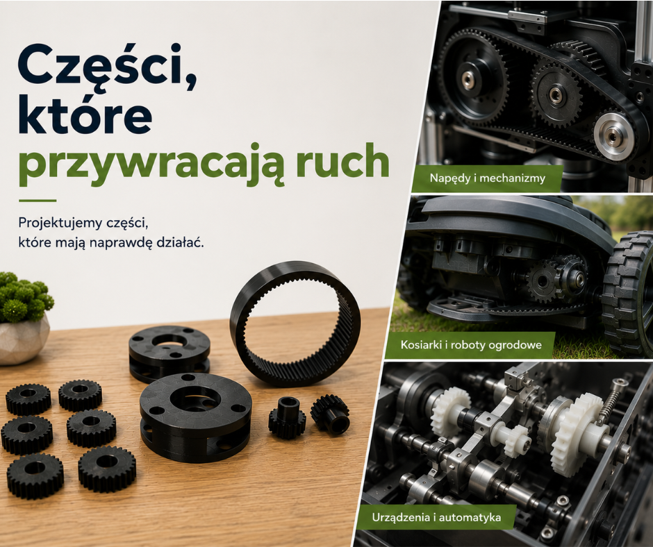 Części, które przywracają ruch.