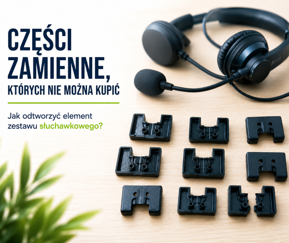 Części zamienne, których nie można kupić. Jak odtworzyć element zestawu słuchawkowego?