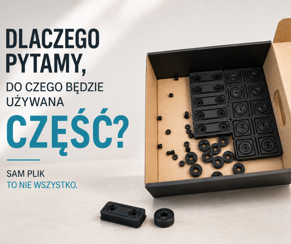 Dlaczego pytamy, do czego będzie używana część, skoro mamy już plik?