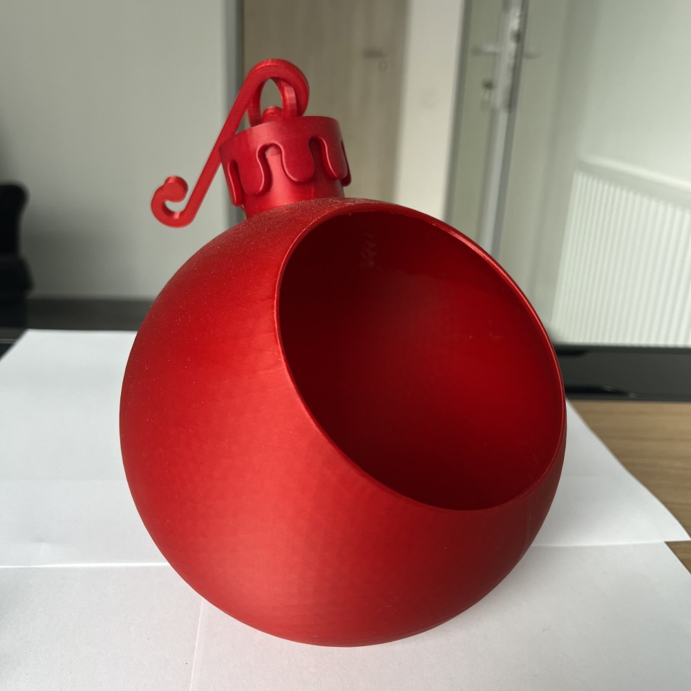 Zielona choinka LED 3D na biurko