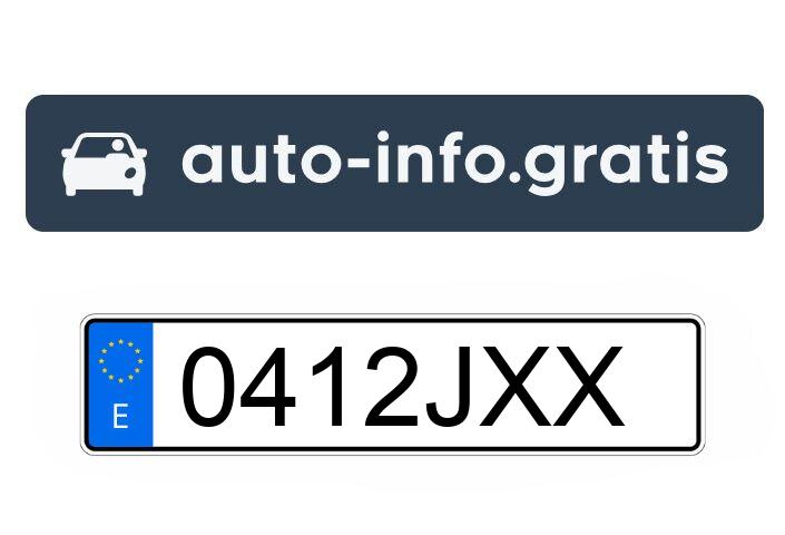 Skradziono pojazd o numerach rejestracyjnych 0412JXX