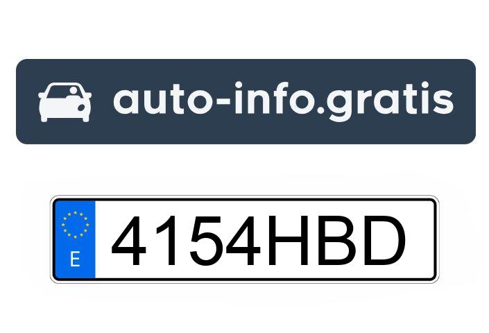 Skradziono pojazd o numerach rejestracyjnych 4154HBD