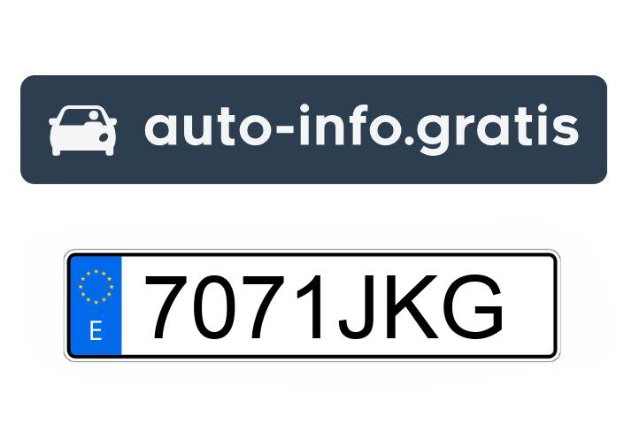 Esto es mentira la matrícula que yo estoy poniendo es un Ford kuga del año 2020 más o menos no un KIA SPORTAGE
