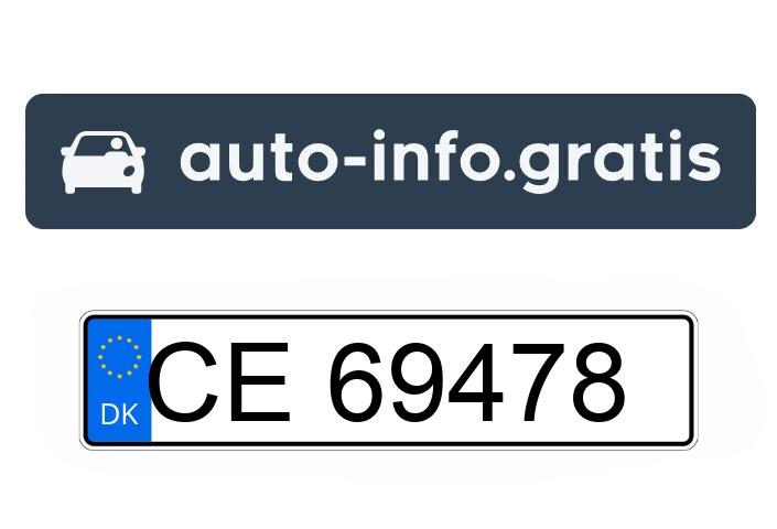 Skradziono pojazd o numerach rejestracyjnych CE69478