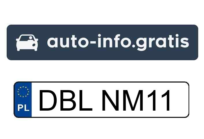 Skradziono pojazd o numerach rejestracyjnych DBLNM11