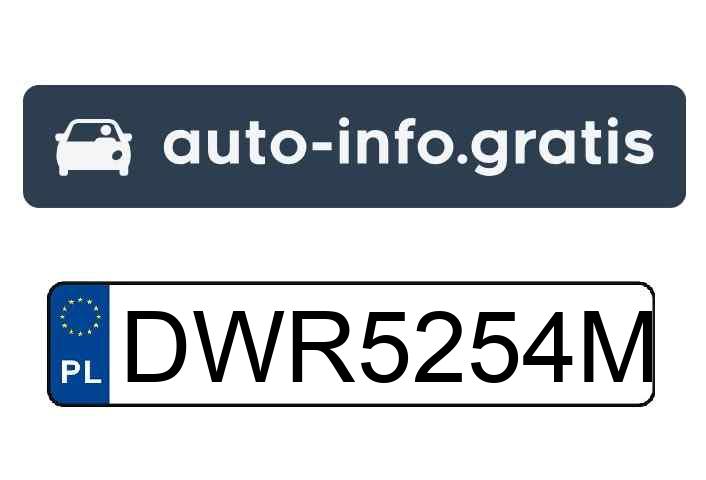 Skradziono pojazd o numerach rejestracyjnych DWR5254M