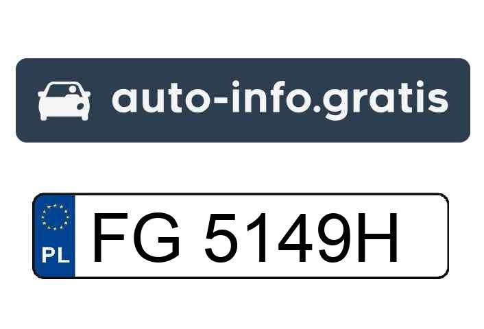 Skradziono pojazd o numerach rejestracyjnych FG5149H