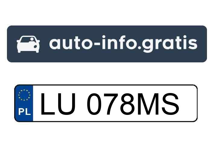 Skradziono pojazd o numerach rejestracyjnych LU078MS