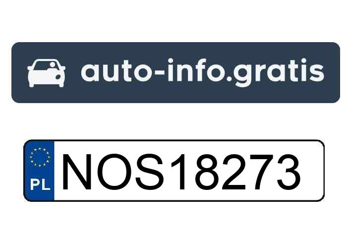 Skradziono pojazd o numerach rejestracyjnych NOS18273
