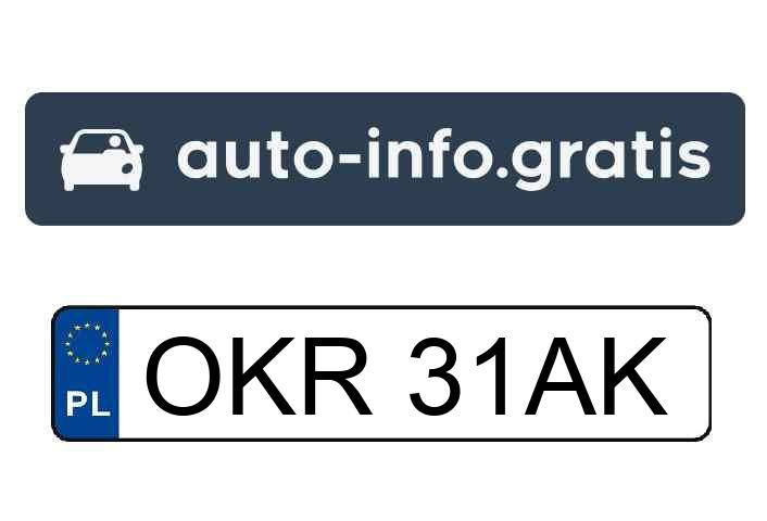 Skradziono pojazd o numerach rejestracyjnych OKR31AK