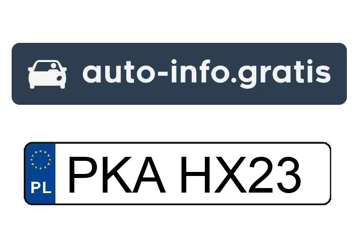 Skradziono pojazd o numerach rejestracyjnych PKAHX23