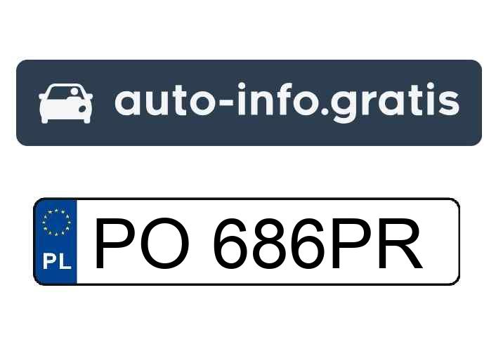 Skradziono pojazd o numerach rejestracyjnych PO686PR
