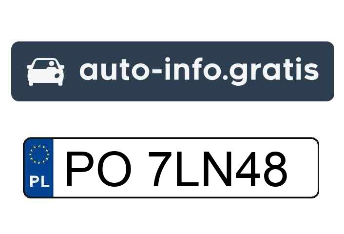 Skradziono pojazd o numerach rejestracyjnych PO7LN48