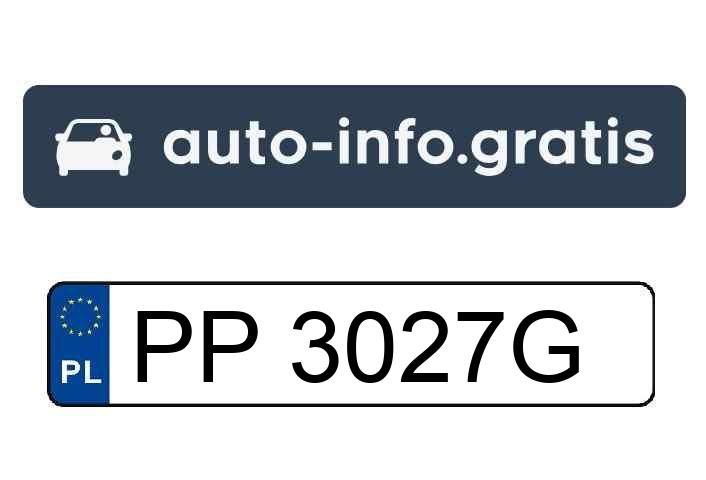 Skradziono pojazd o numerach rejestracyjnych PP3027G