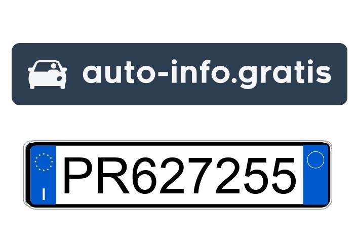 Targa PR627255 Alfa Romeo Berlina 2000 - Parma (IT) - Immatricolata 1971- Dal 1980 unico proprietario ...